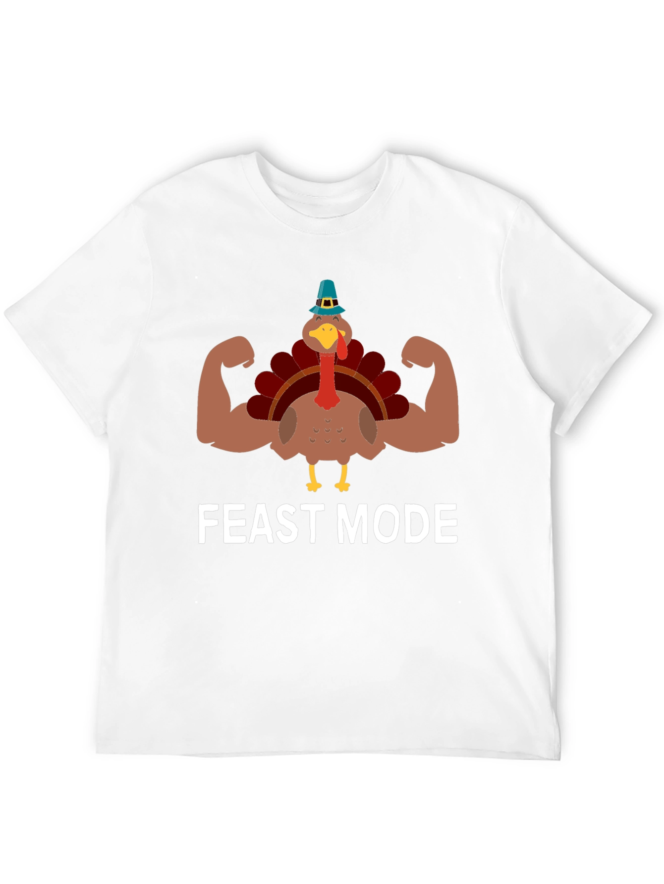 Feast Mode Turkey Muscle T-Shirt Thanksgiving