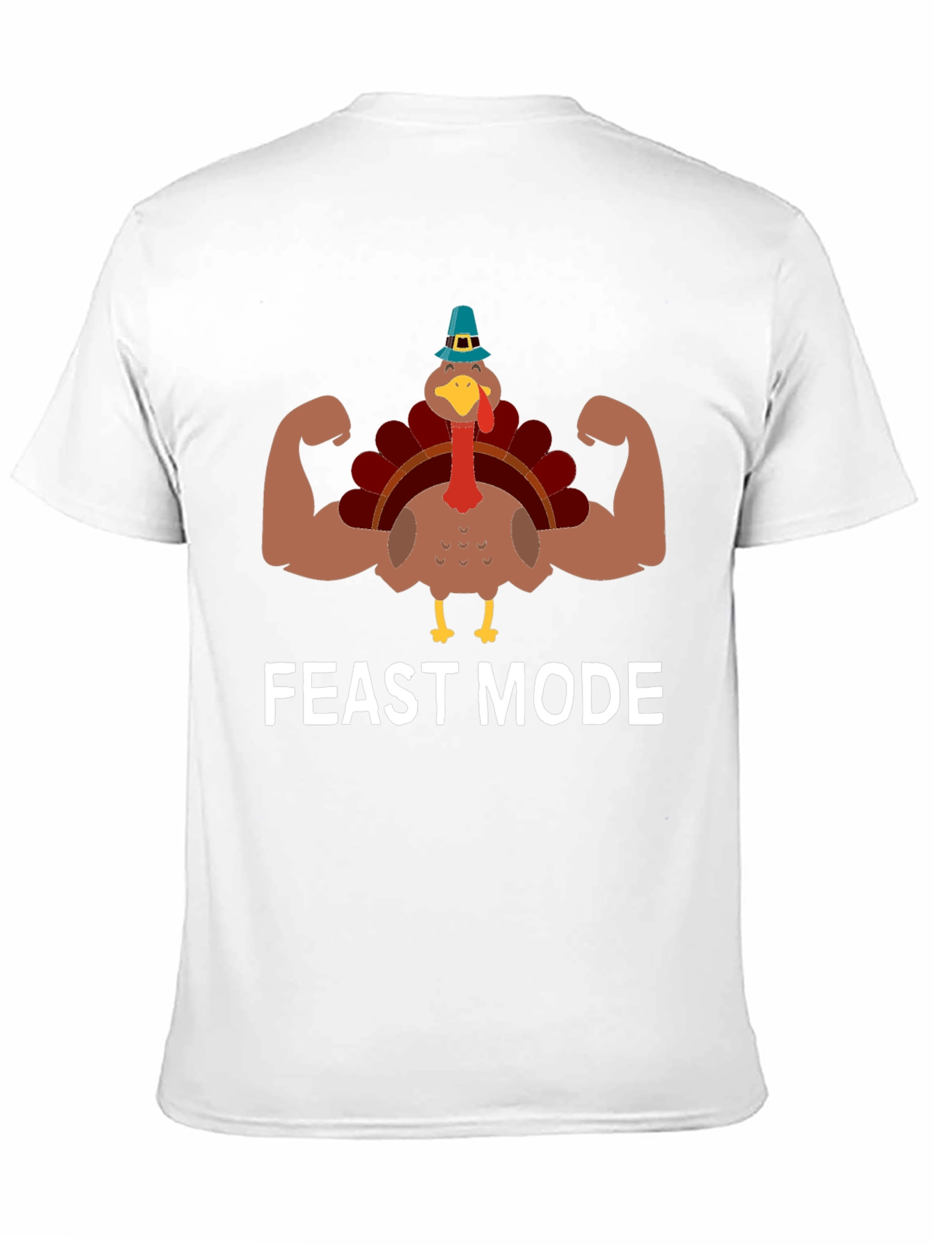 Feast Mode Turkey Muscle T-Shirt Thanksgiving