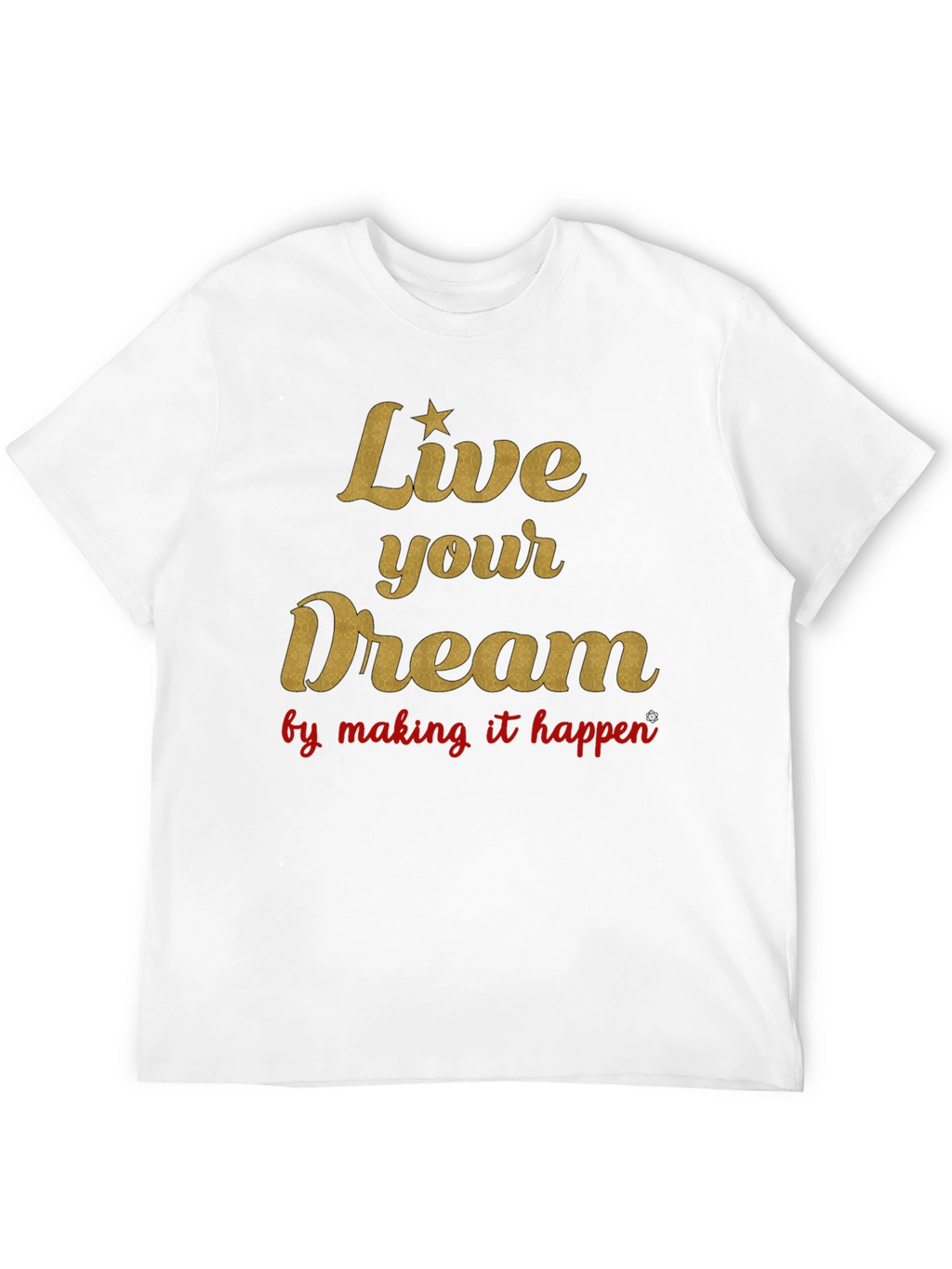 Live Your Dream Graphic Tee - Black