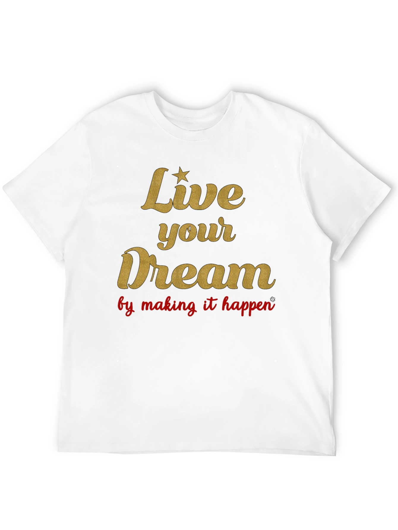 Live Your Dream Graphic Tee - Black