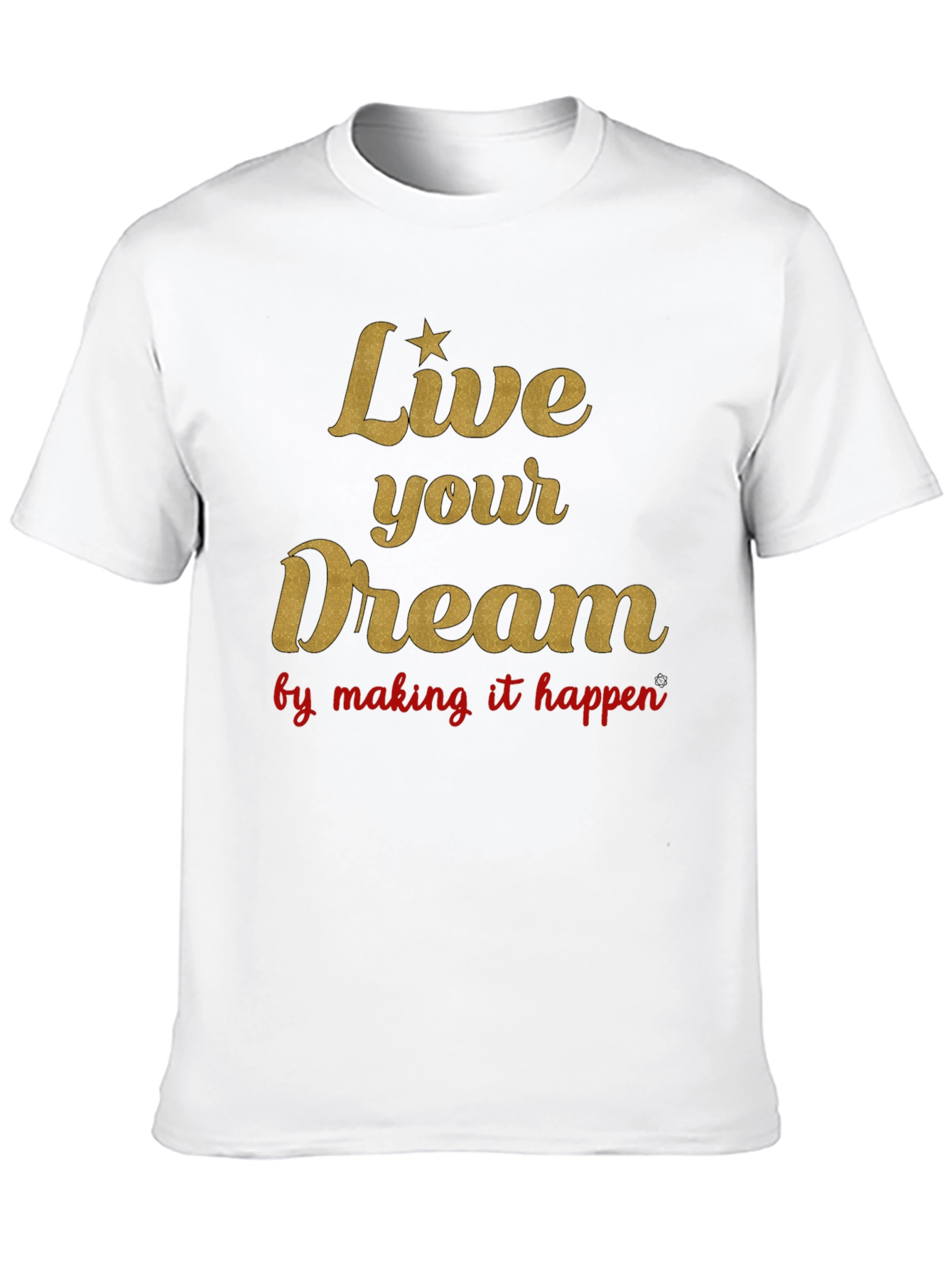 Live Your Dream Graphic Tee - Black