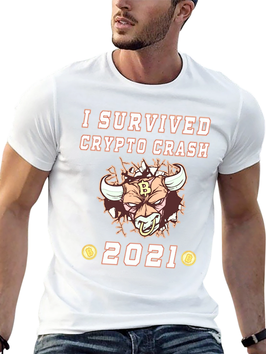 Crypto Crash 2021 Survivor Tee