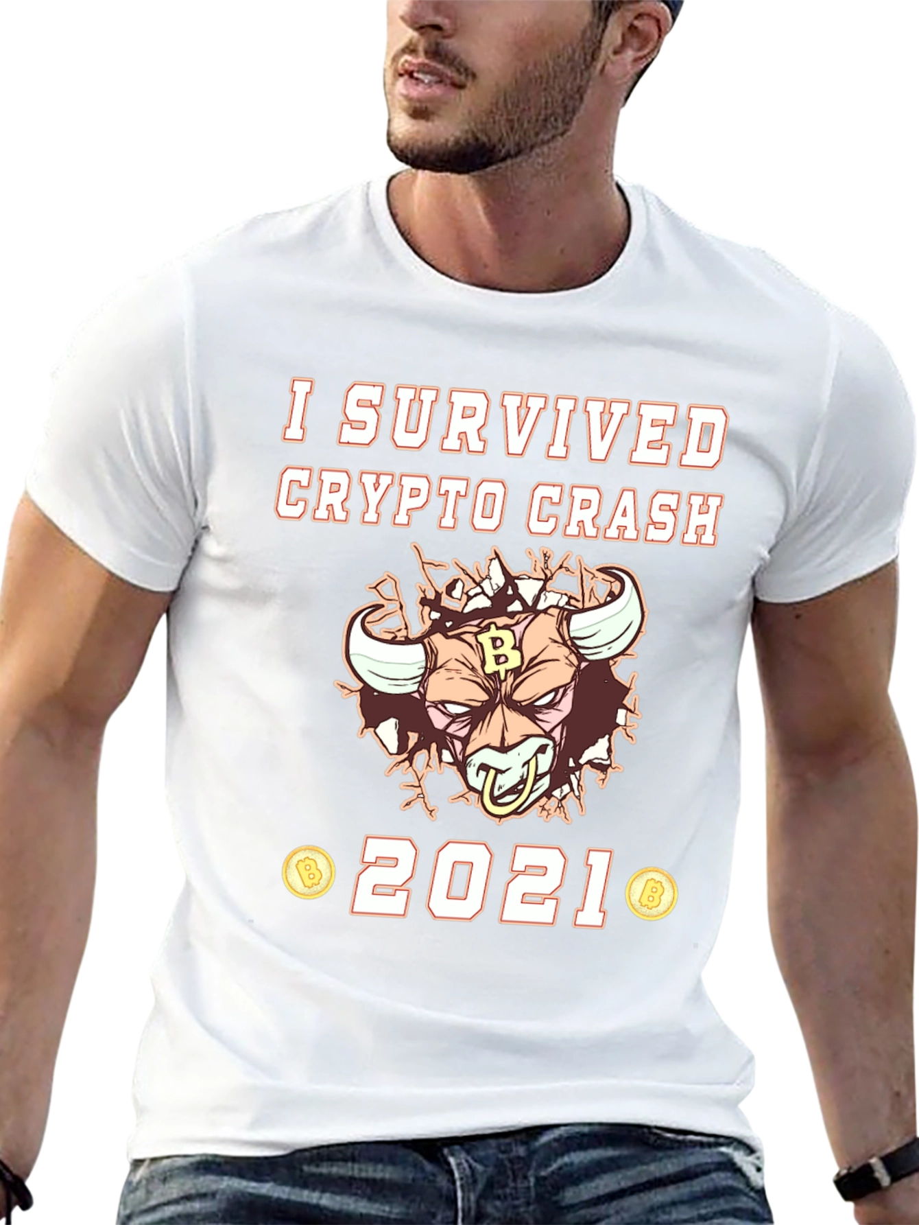 Crypto Crash 2021 Survivor Tee