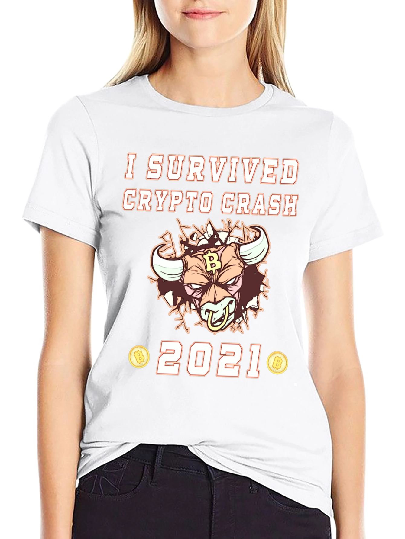 Crypto Crash 2021 Survivor Tee