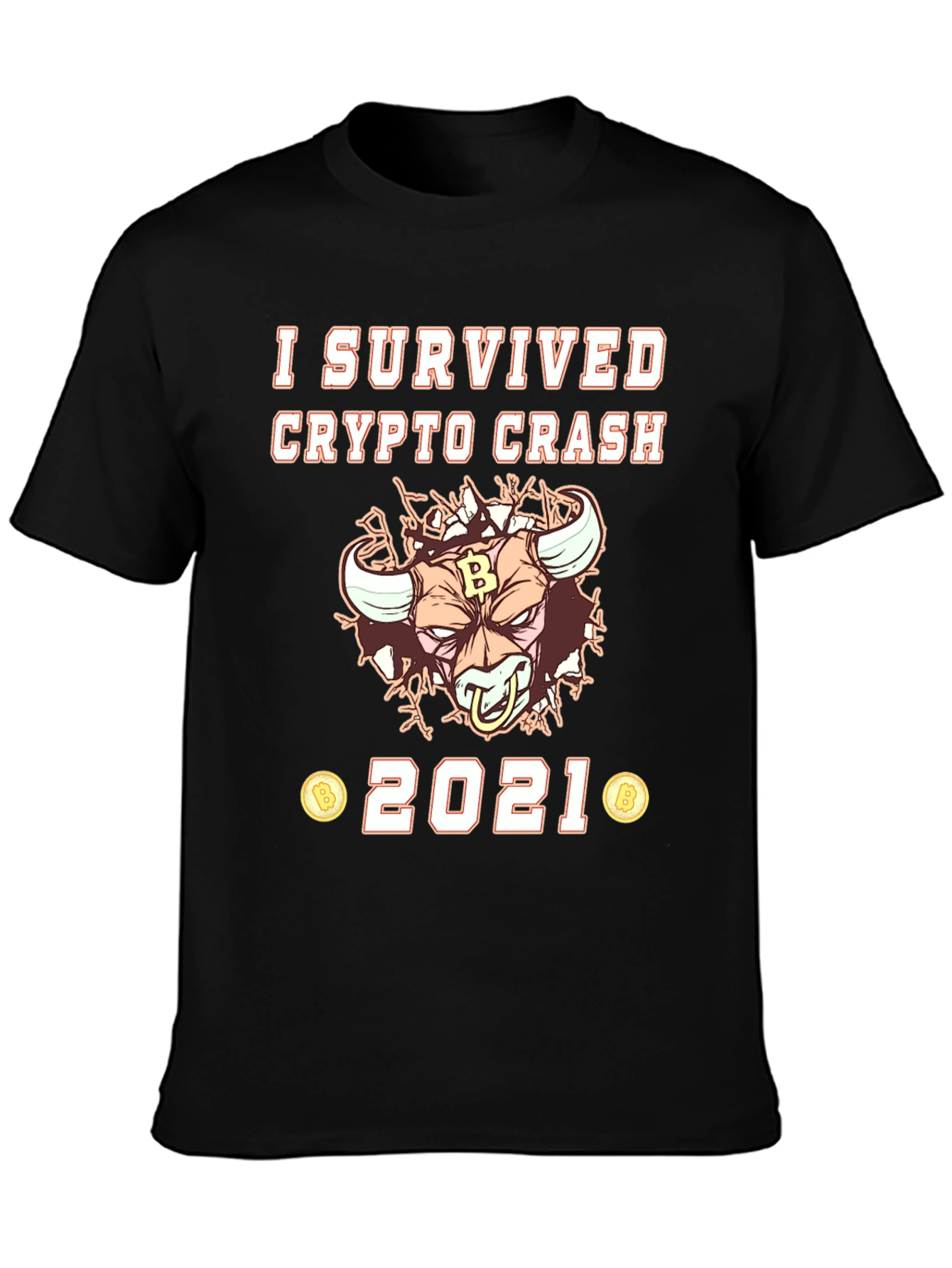 Crypto Crash 2021 Survivor Tee