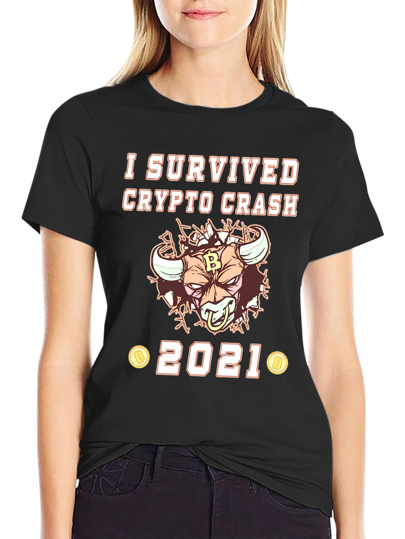Crypto Crash 2021 Survivor Tee