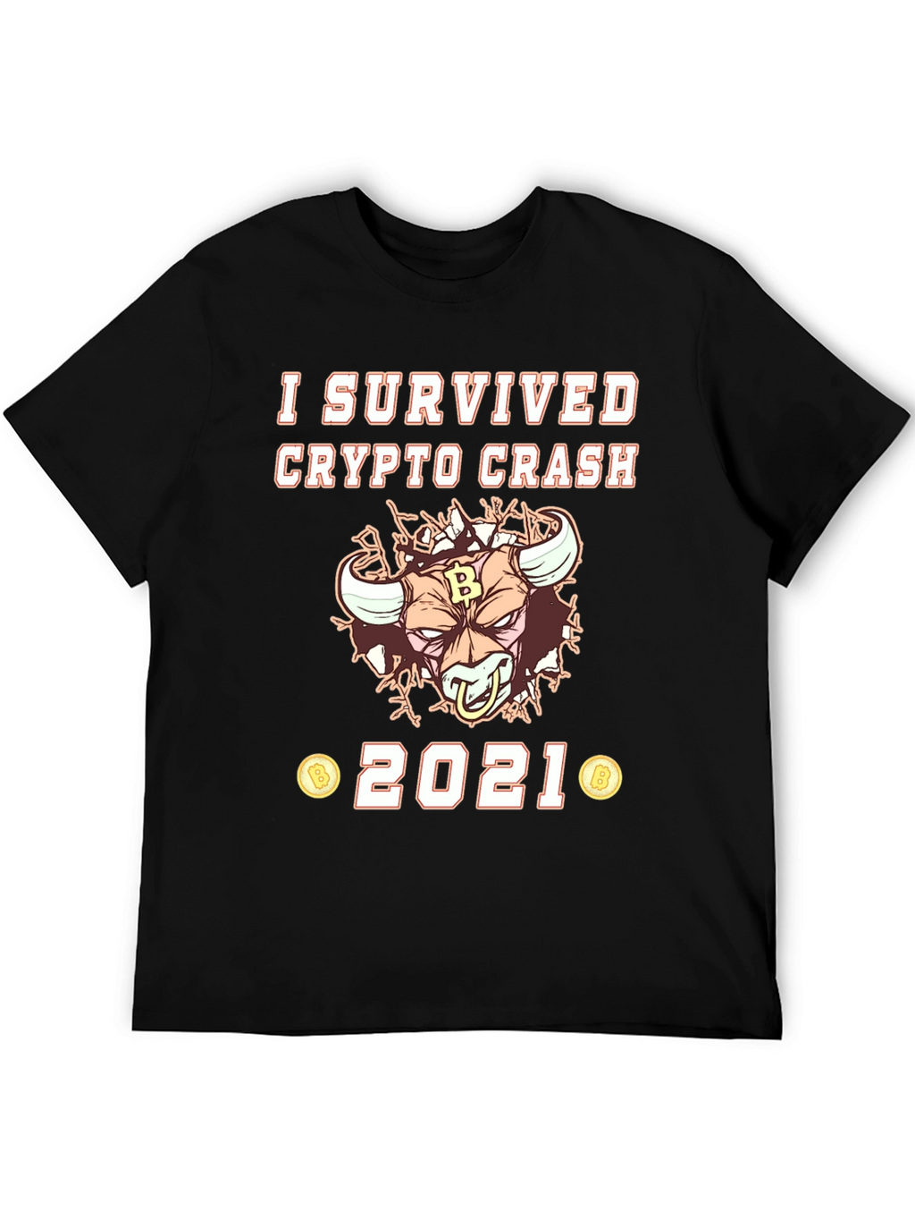 Crypto Crash 2021 Survivor Tee