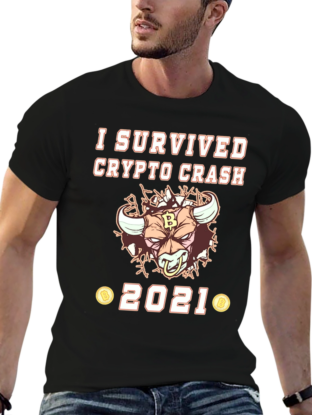 Crypto Crash 2021 Survivor Tee