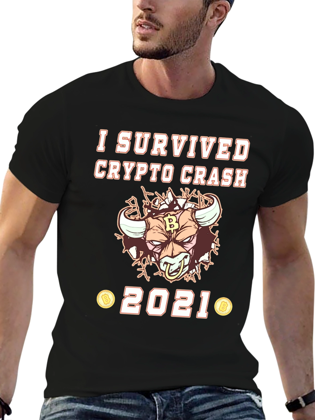 Crypto Crash 2021 Survivor Tee