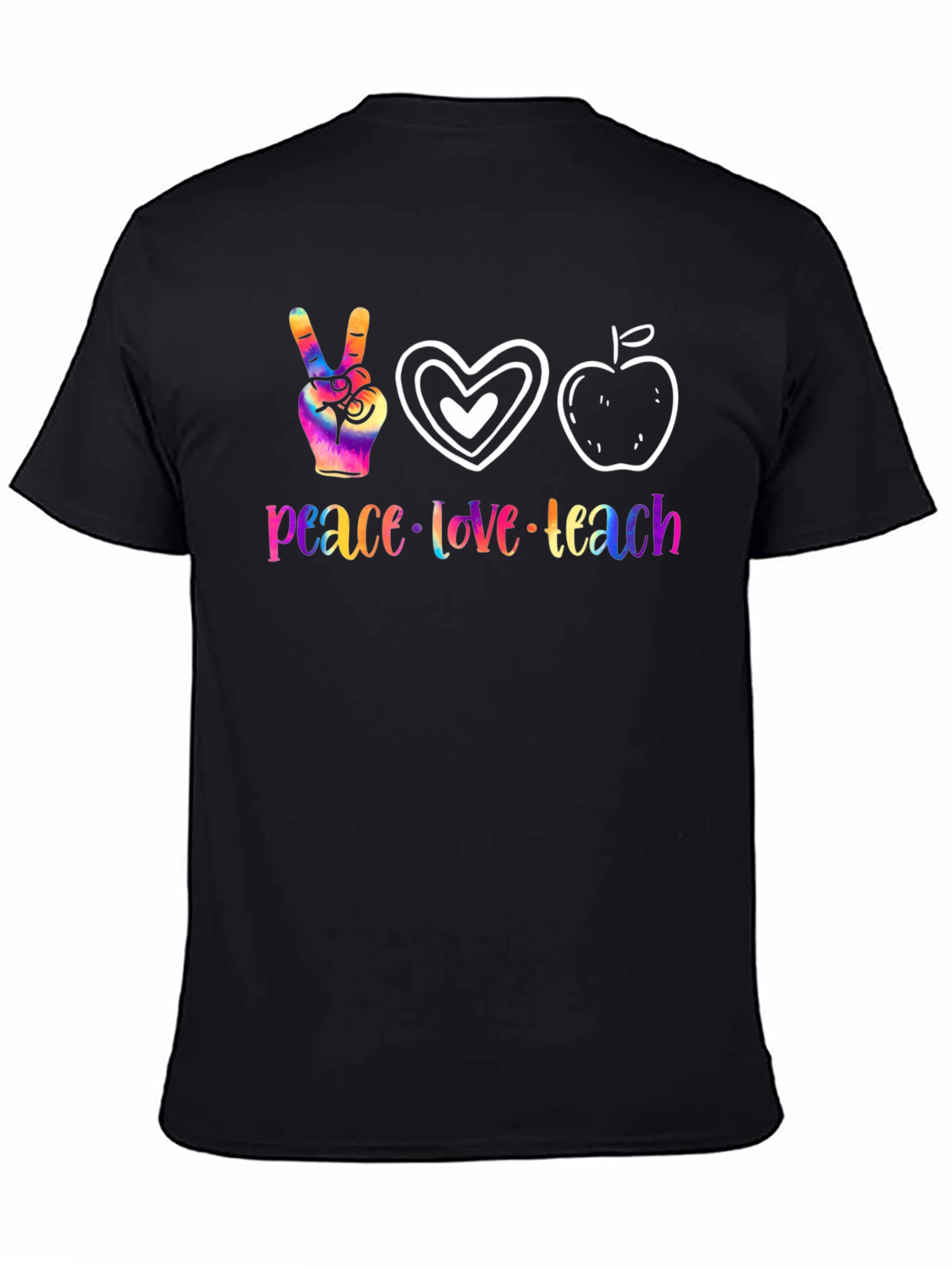 Peace Love Teach Graphic T-Shirt