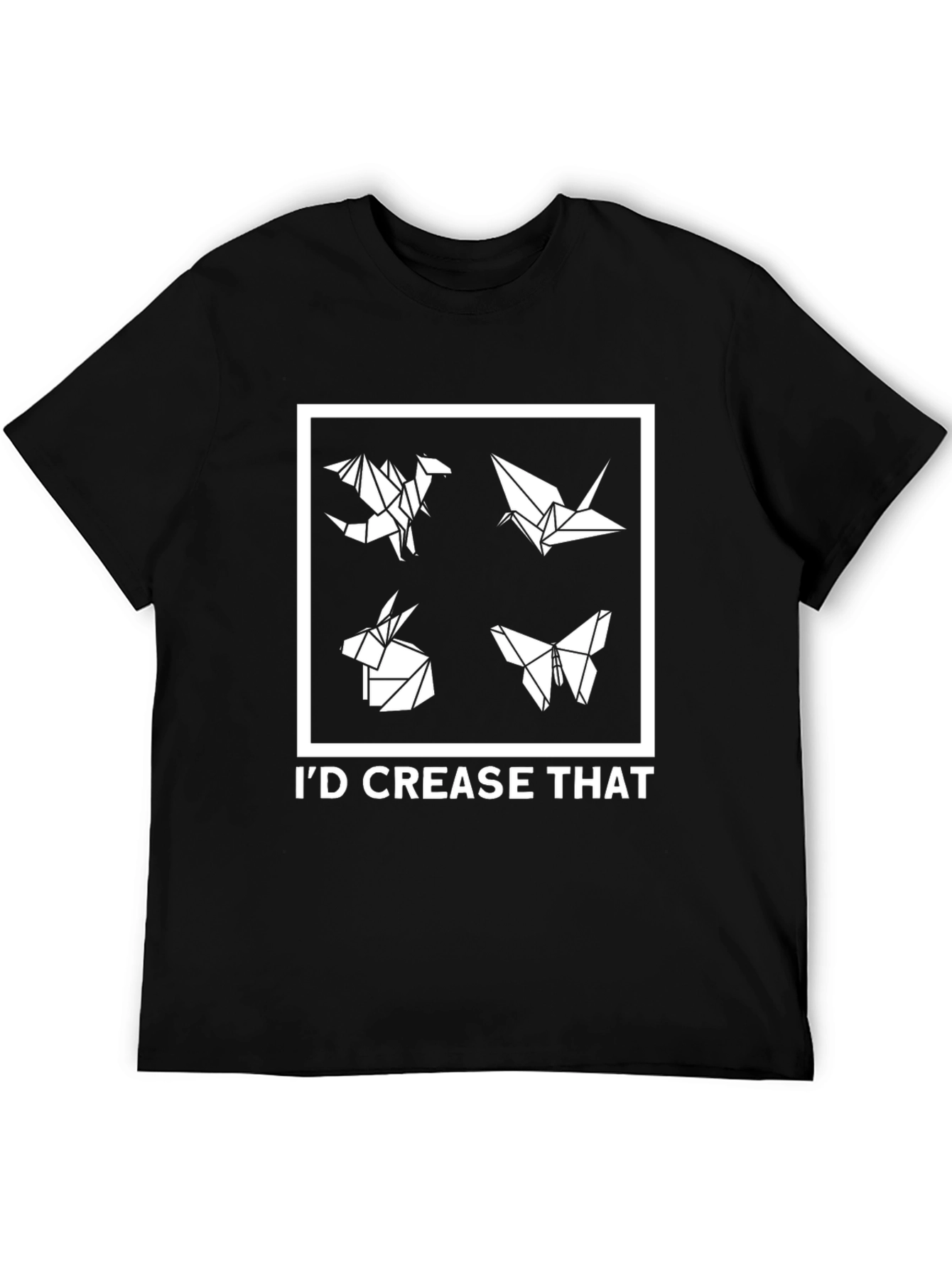 Id Crease That Origami Graphic Tee