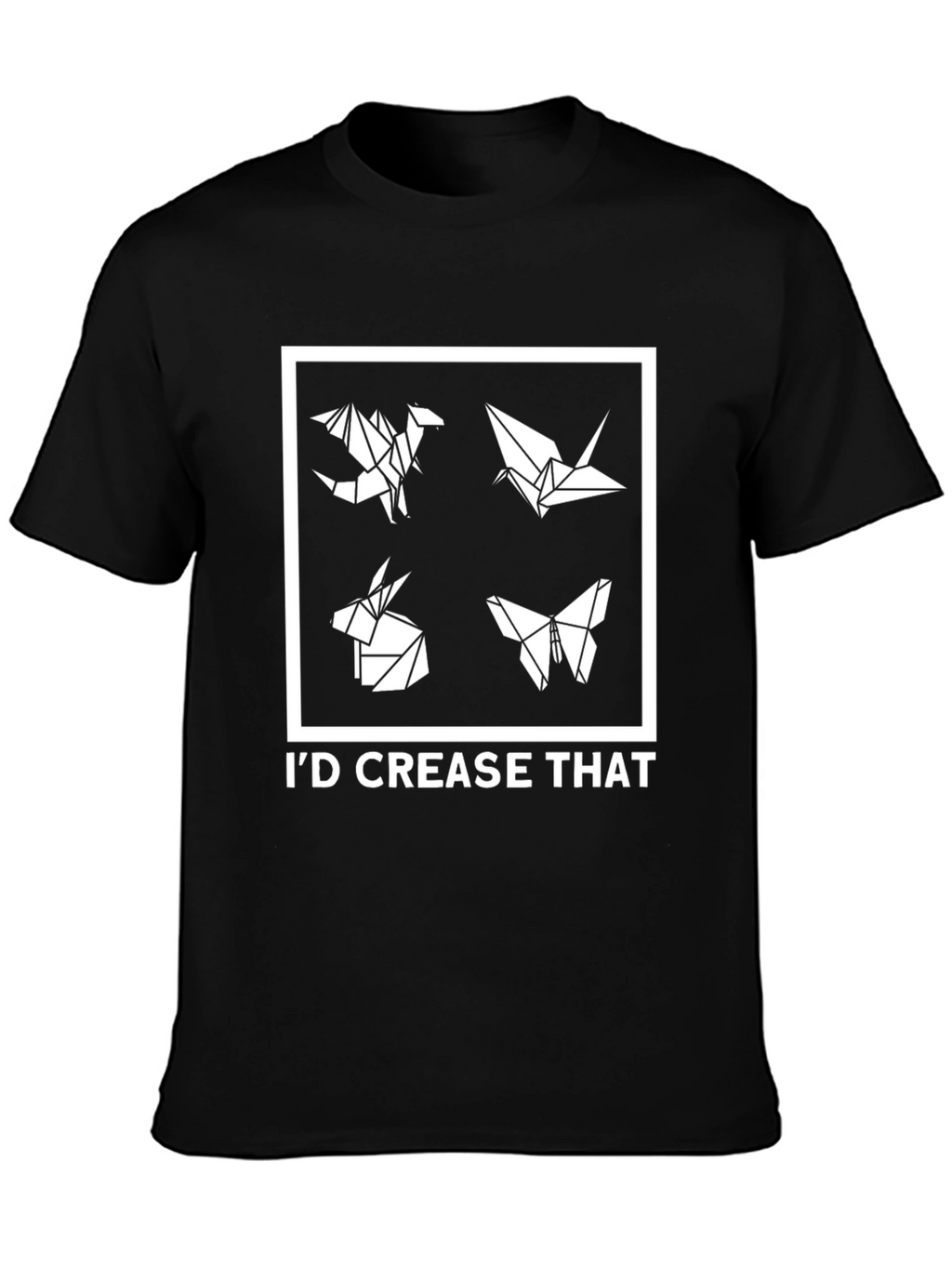 Id Crease That Origami Graphic Tee