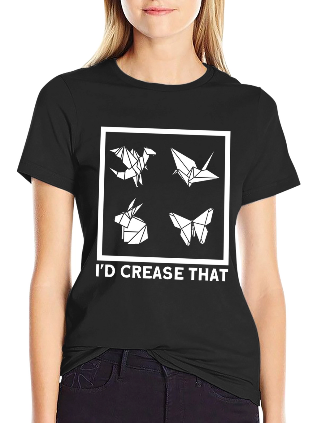 Id Crease That Origami Graphic Tee