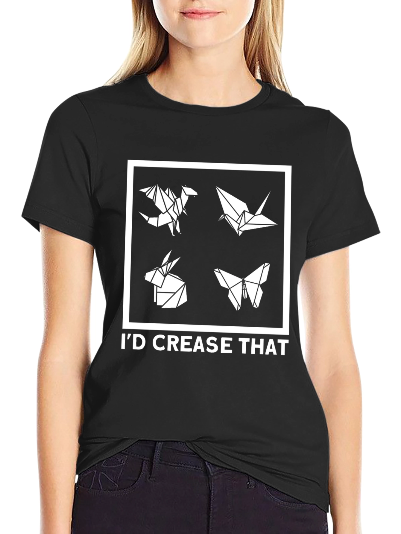 Id Crease That Origami Graphic Tee