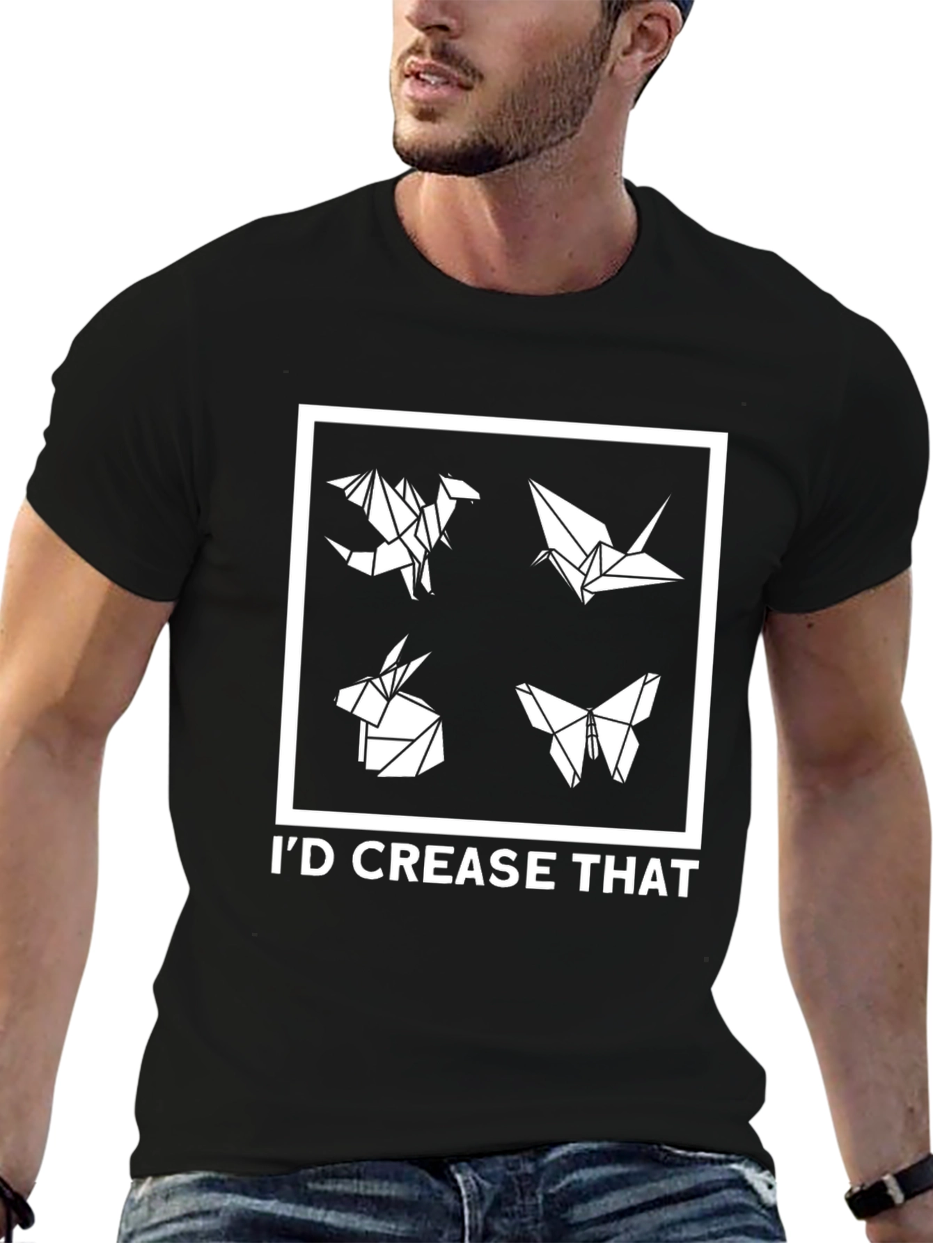 Id Crease That Origami Graphic Tee