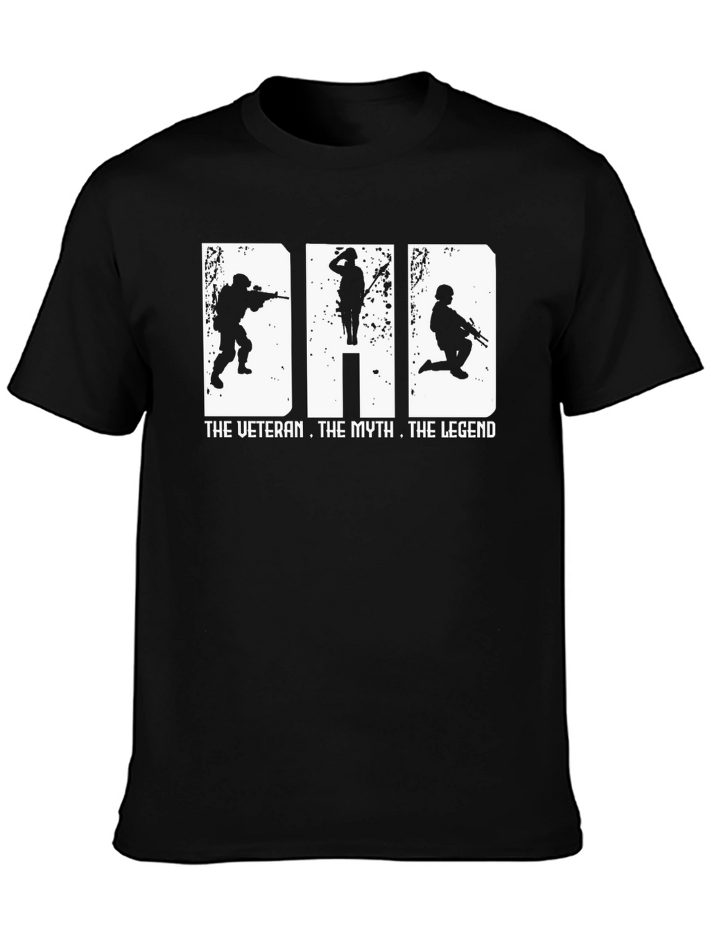Veteran Dad T-Shirt - The Myth The Legend