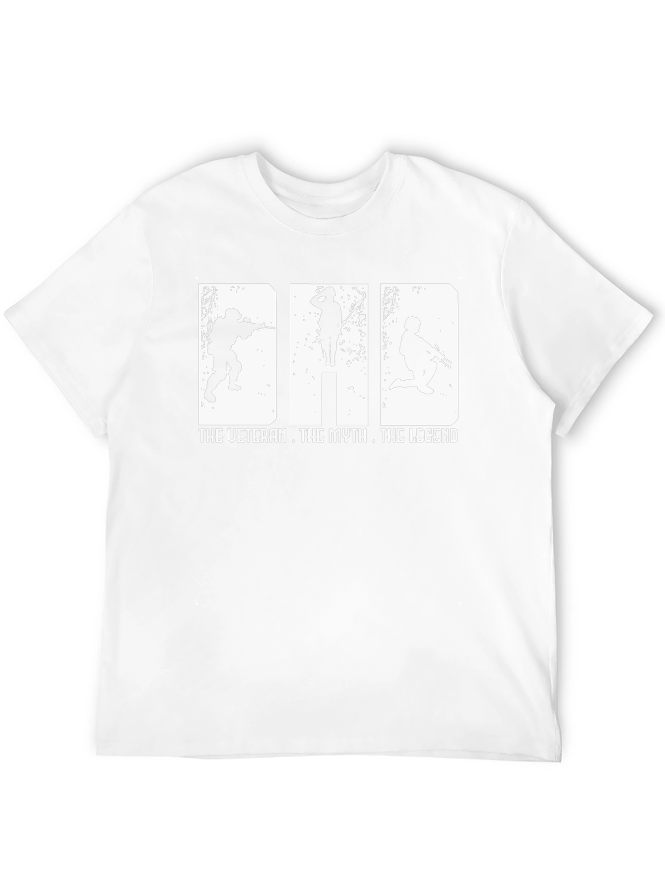 Veteran Dad T-Shirt - The Myth The Legend