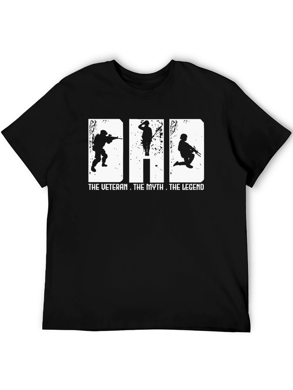 Veteran Dad T-Shirt - The Myth The Legend