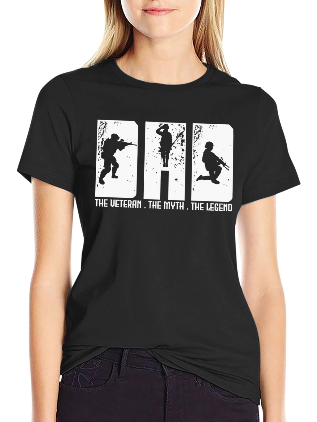 Veteran Dad T-Shirt - The Myth The Legend