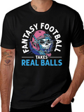 Fantasy Football Takes Real Balls T-Shirt