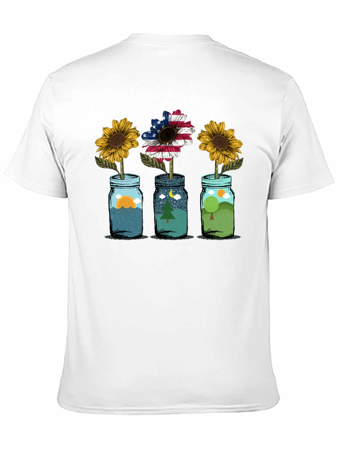 Scenic Sunflower Graphic Tee