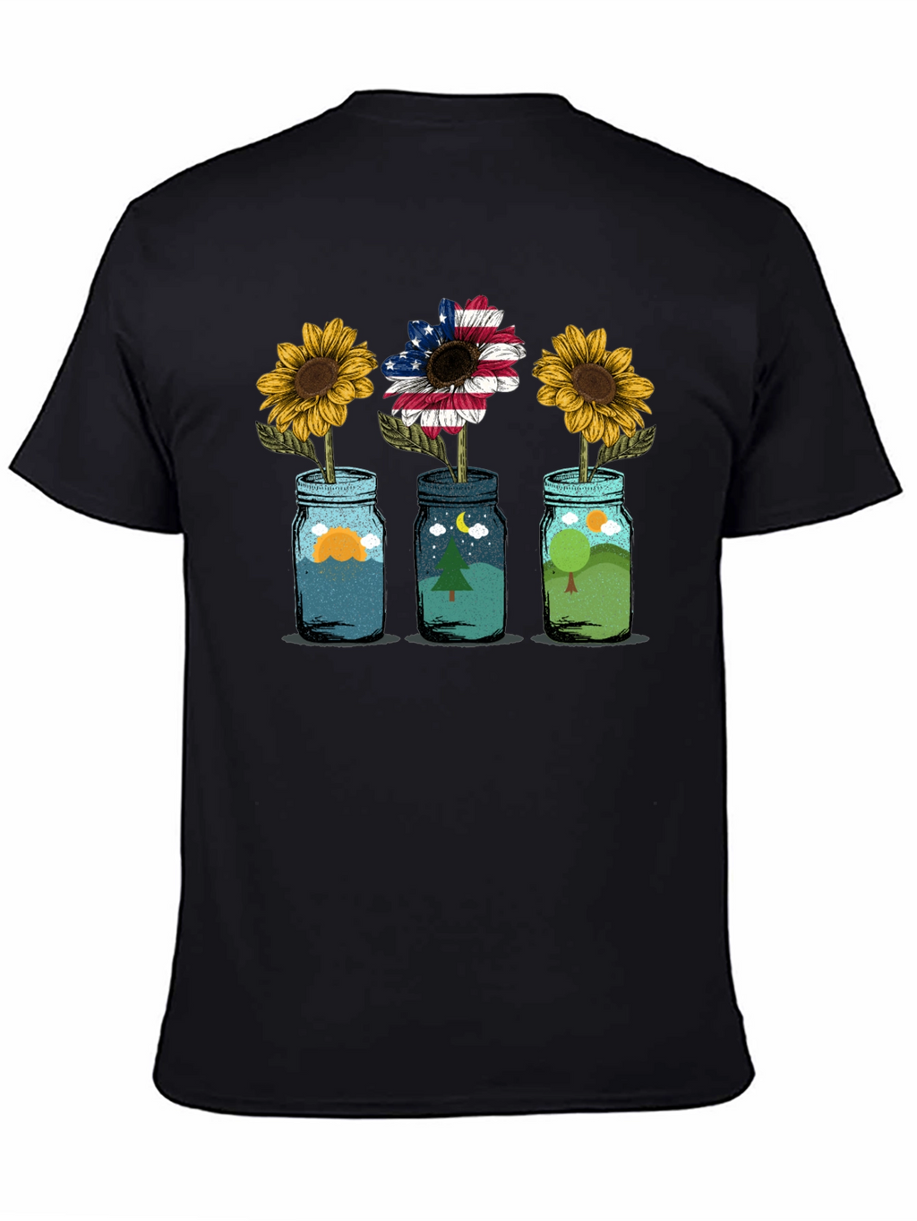 Scenic Sunflower Graphic Tee