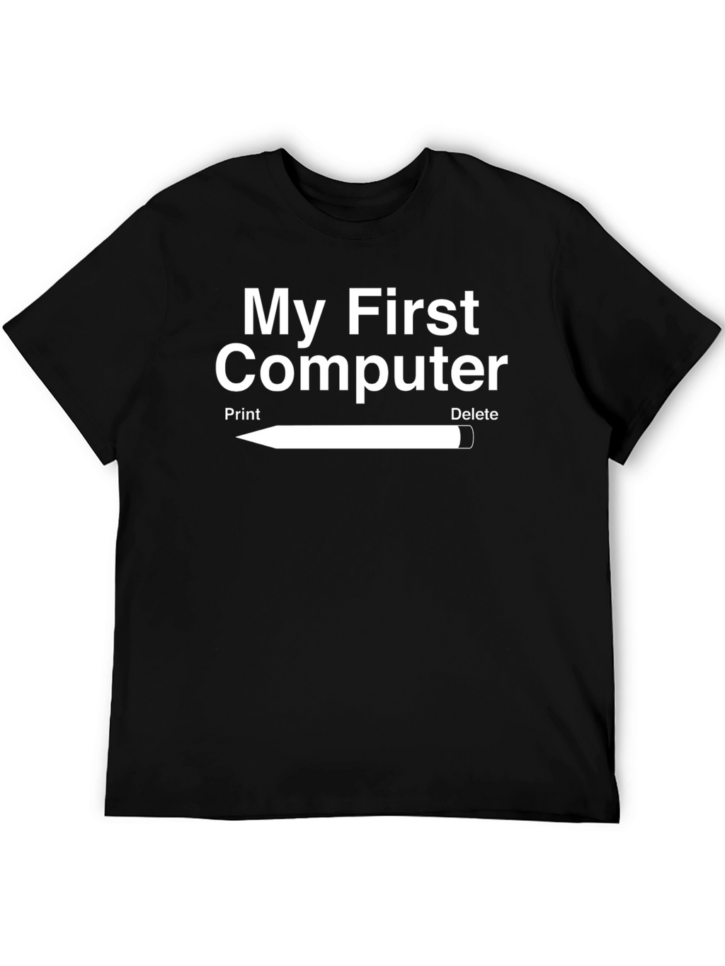 My First Computer T-Shirt Funny Programmer Gift