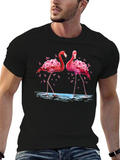 Flamingo Breast Cancer Awareness T-Shirt
