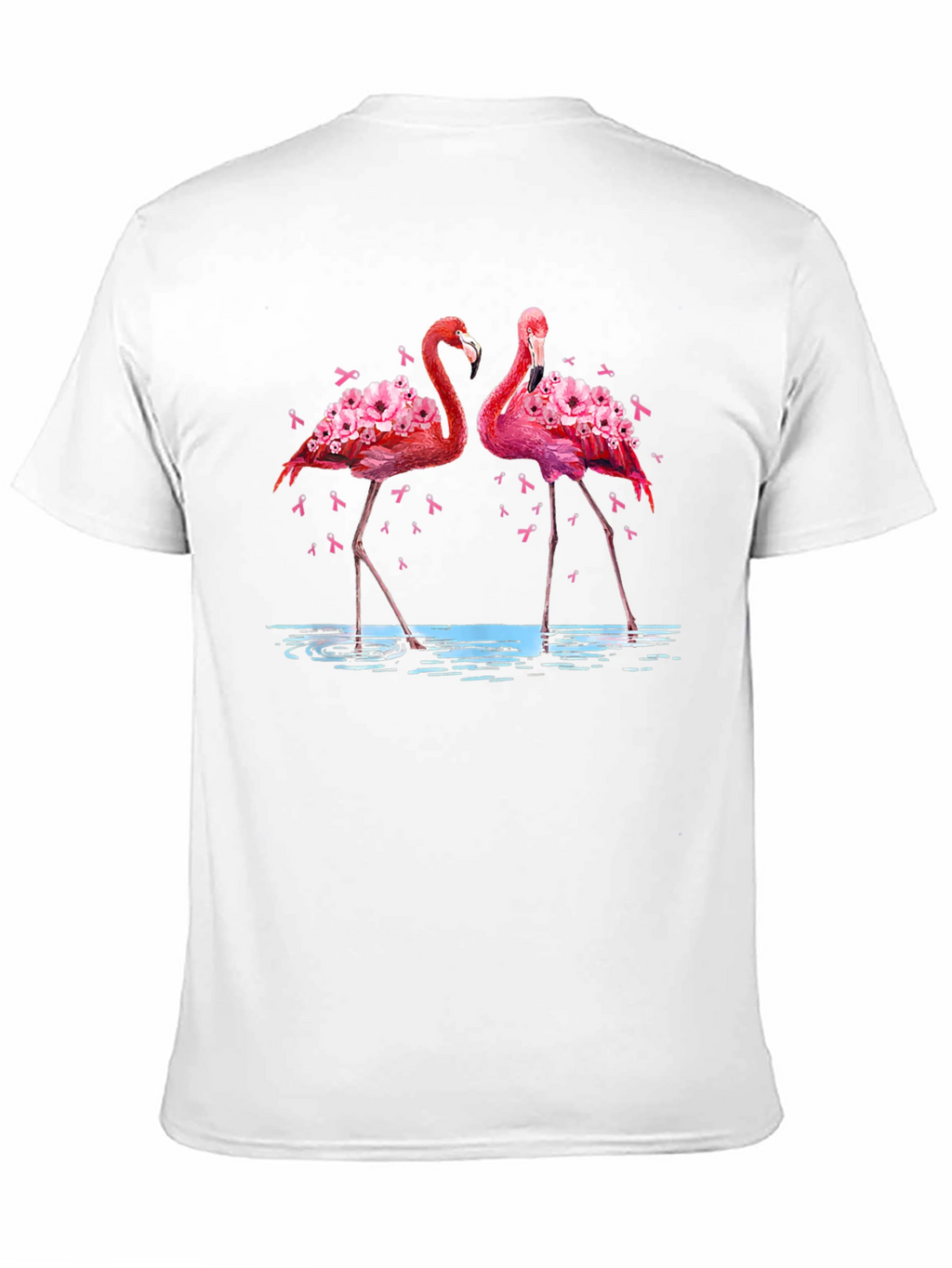 Flamingo Breast Cancer Awareness T-Shirt