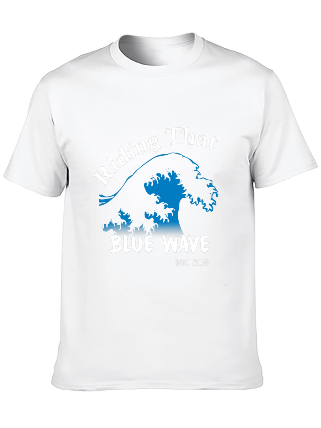 Riding The Blue Wave T-Shirt Political