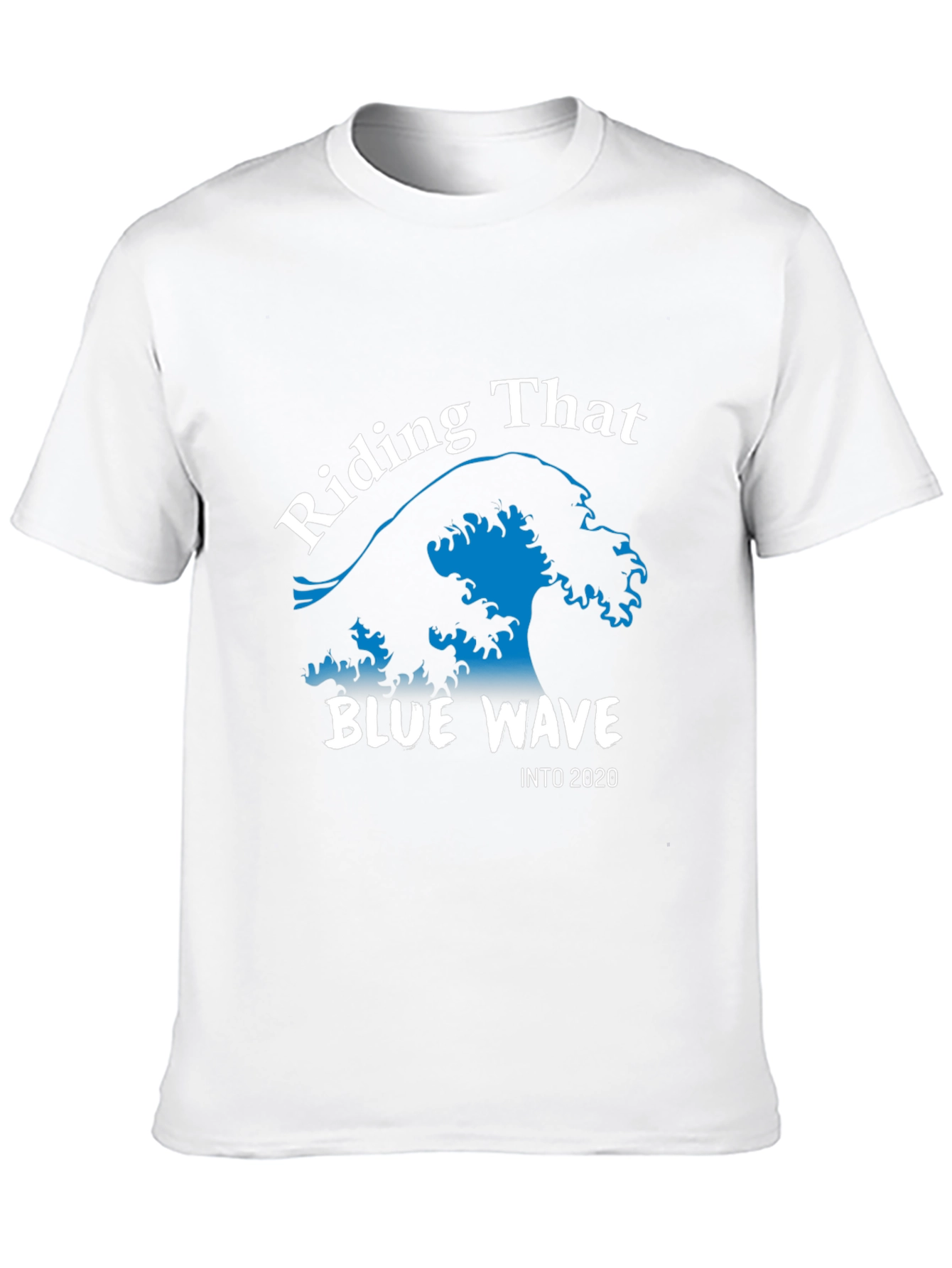 Riding The Blue Wave T-Shirt Political