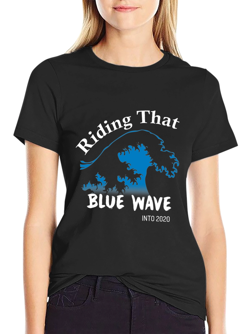 Riding The Blue Wave T-Shirt Political