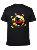 Boom Graphic T-Shirt - Fun Comic Style Black Tee