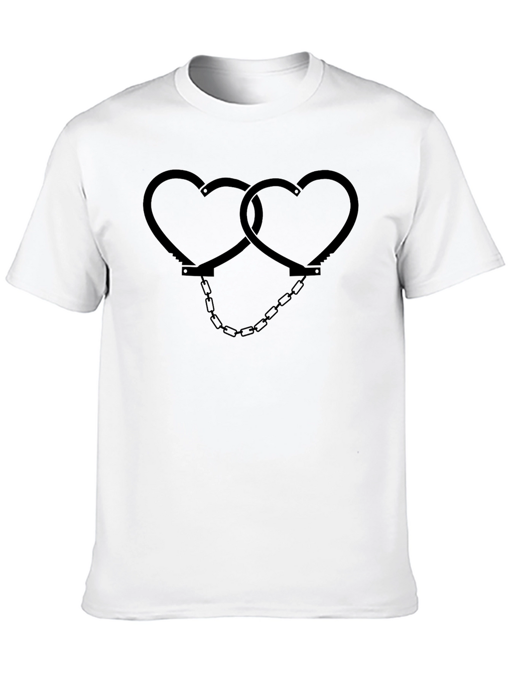 Heart Handcuff Graphic T-Shirt