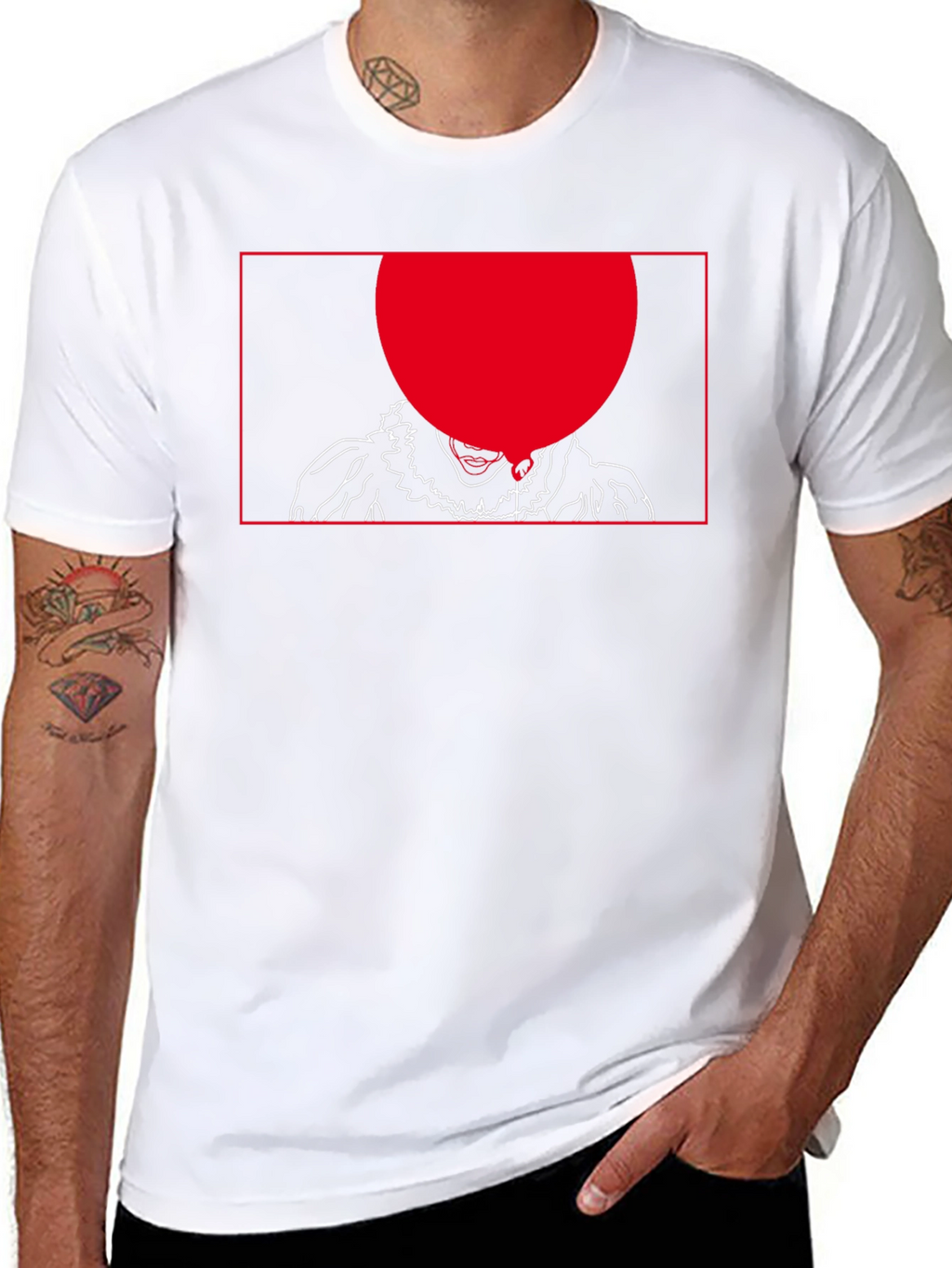 Pennywise Balloon Graphic Tee - Unisex Black T-Shirt