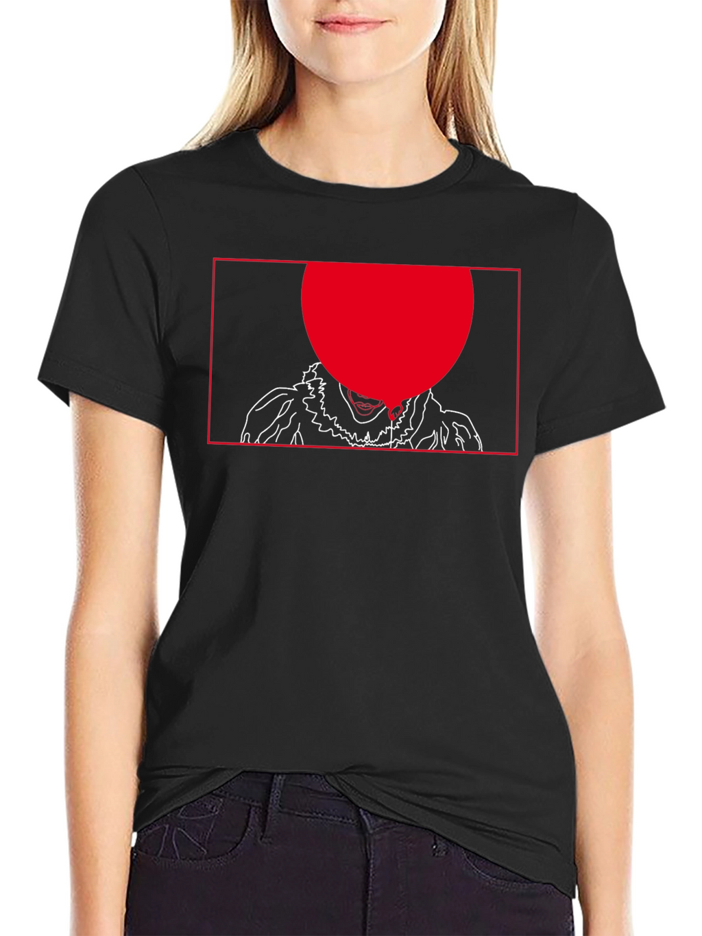 Pennywise Balloon Graphic Tee - Unisex Black T-Shirt