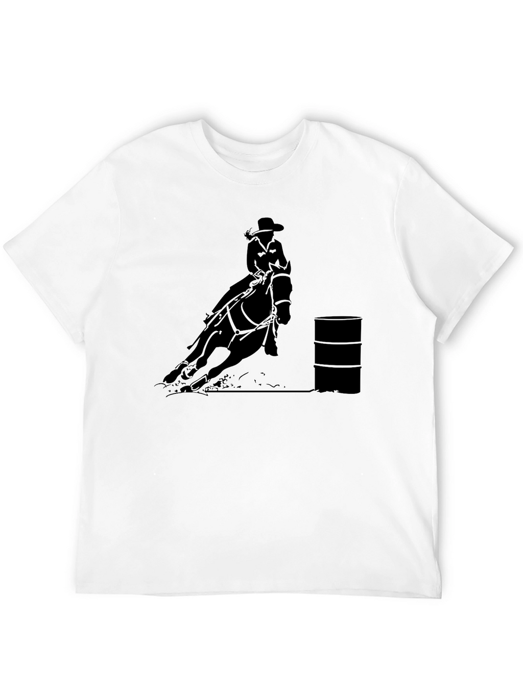 Barrel Racing Graphic T-Shirt - Western Style Tee