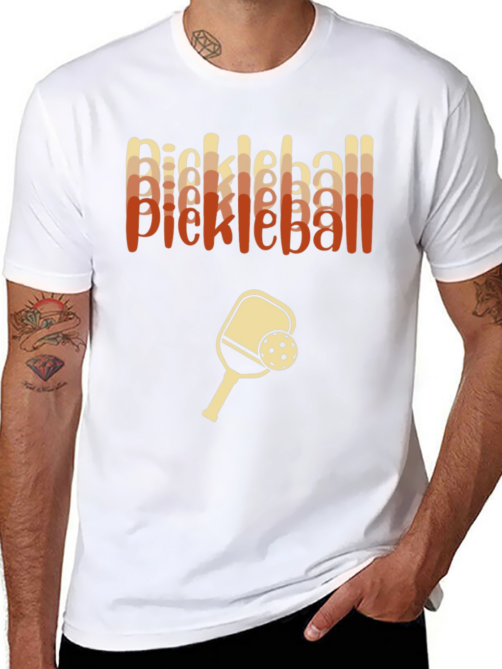 Pickleball Player Graphic Tee - Fun Sport Shirt