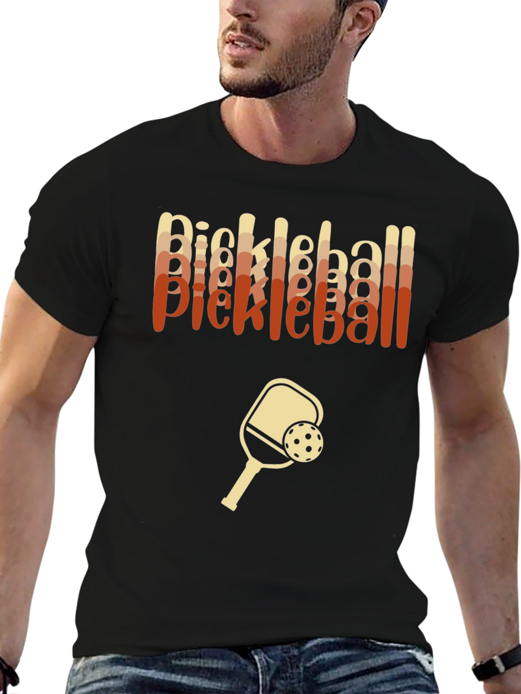 Pickleball Player Graphic Tee - Fun Sport Shirt