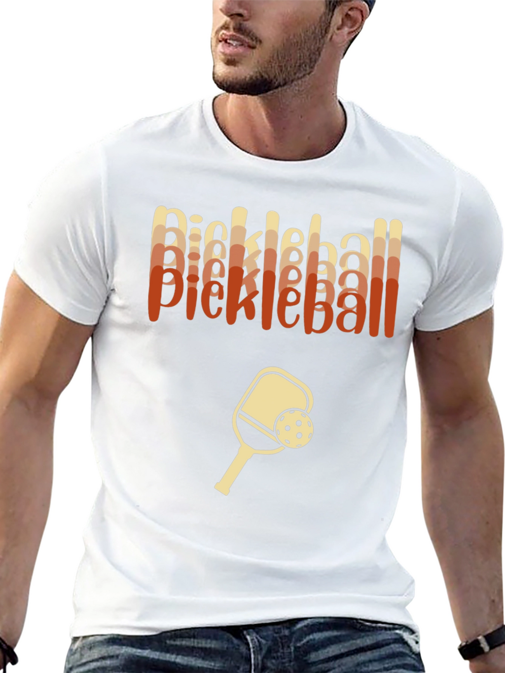 Pickleball Player Graphic Tee - Fun Sport Shirt