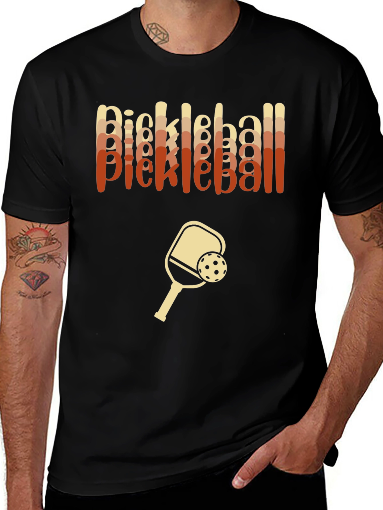 Pickleball Player Graphic Tee - Fun Sport Shirt