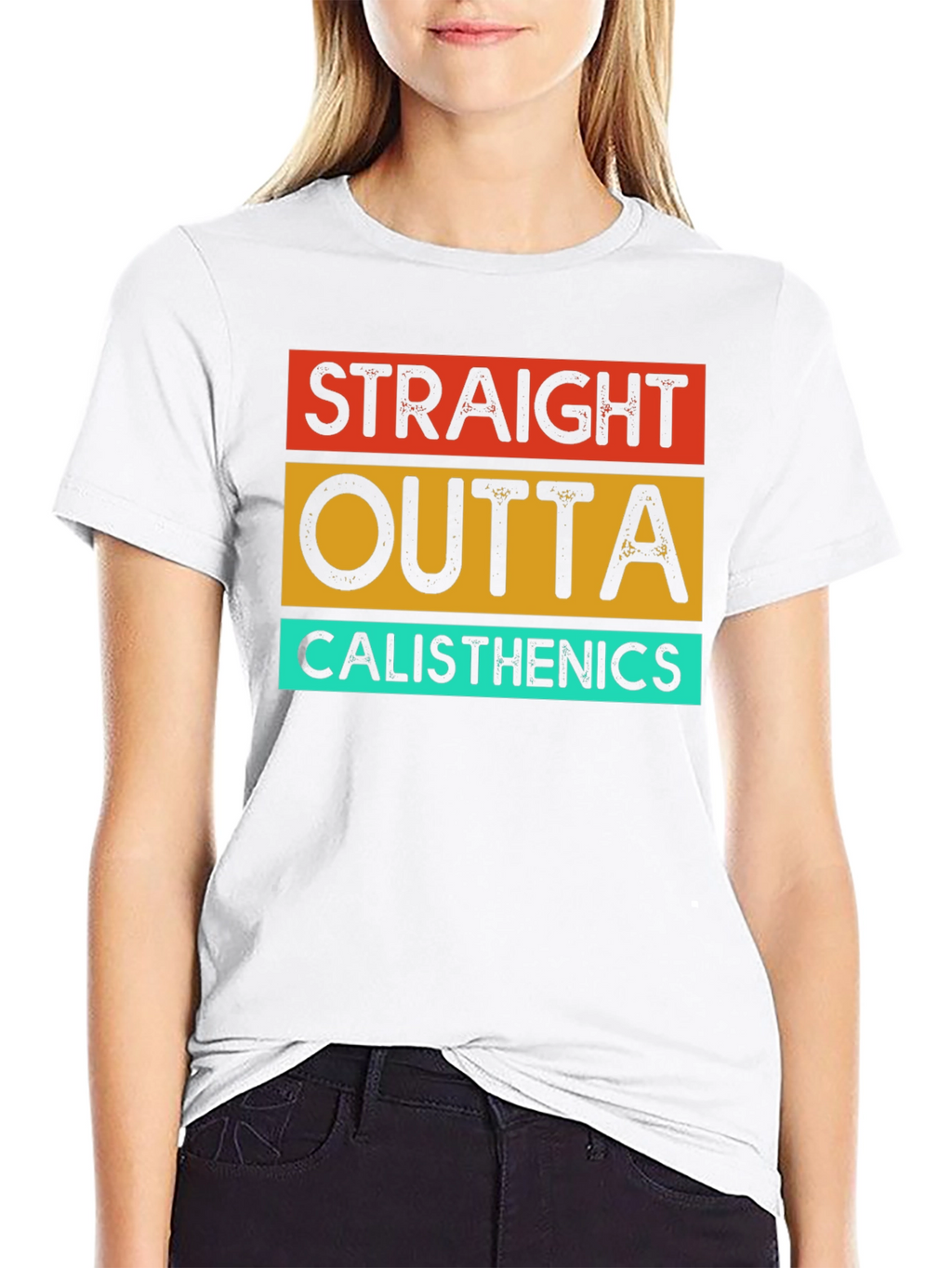 Straight Outta Calisthenics T-Shirt - Black