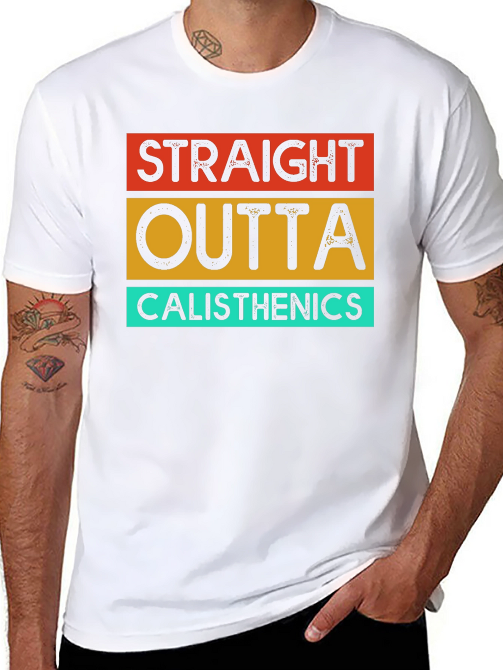 Straight Outta Calisthenics T-Shirt - Black