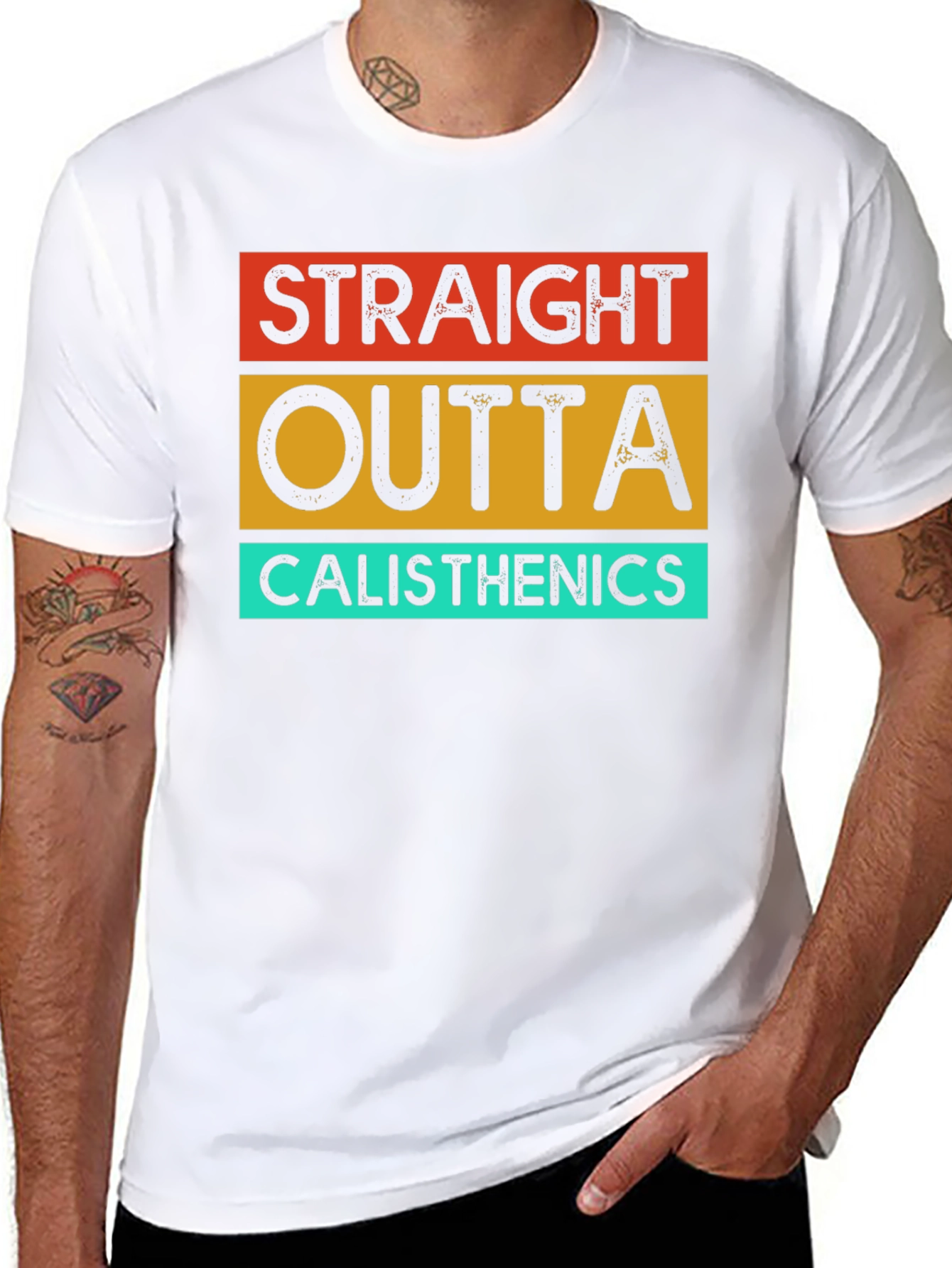 Straight Outta Calisthenics T-Shirt - Black