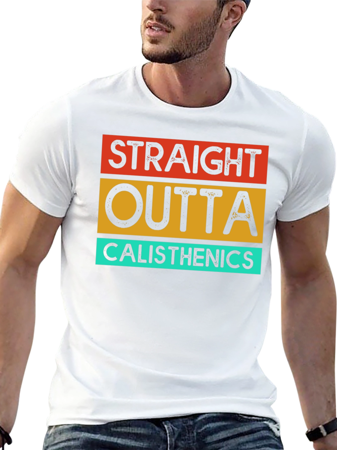 Straight Outta Calisthenics T-Shirt - Black