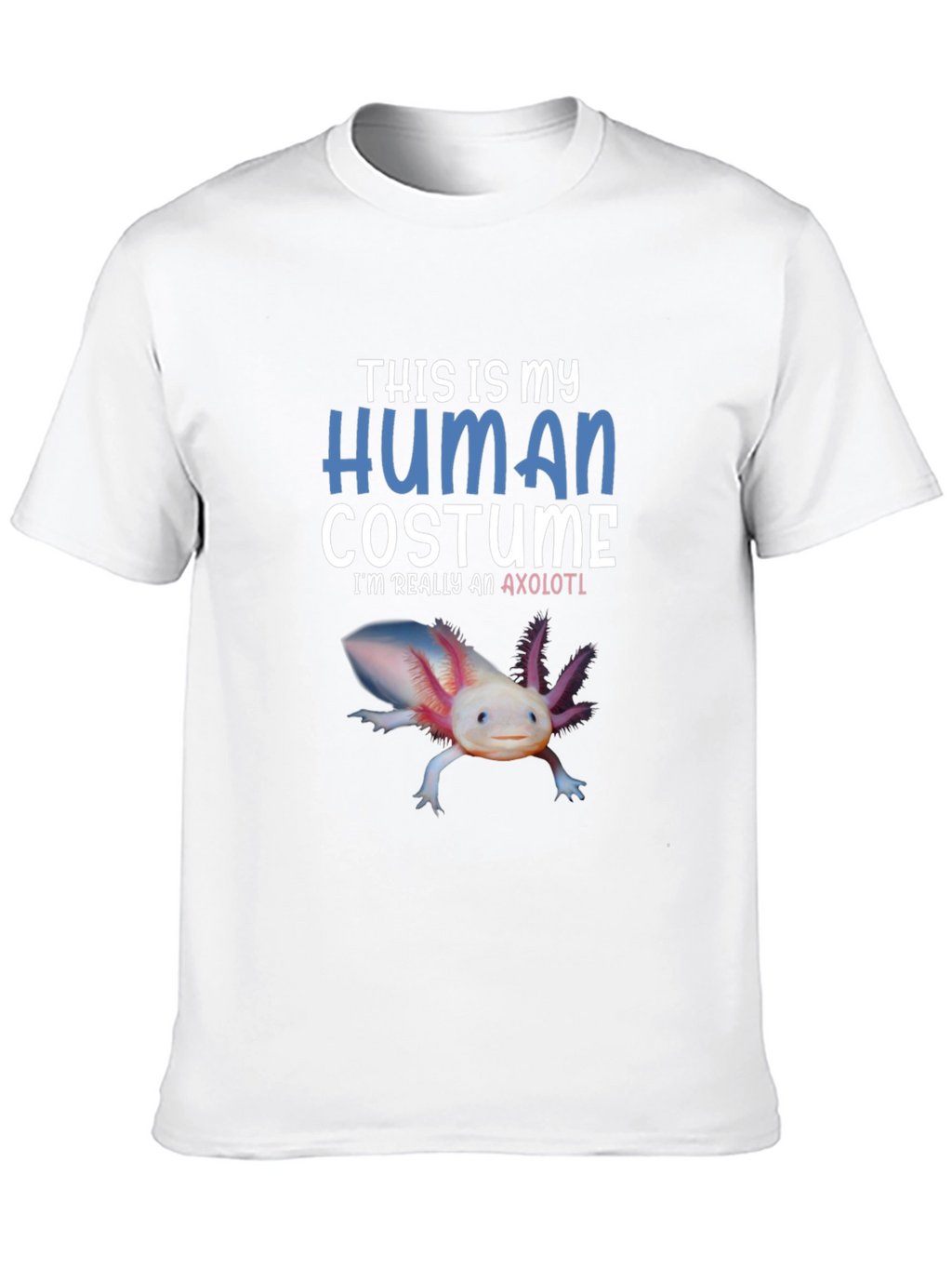 Human Costume Axolotl T-Shirt