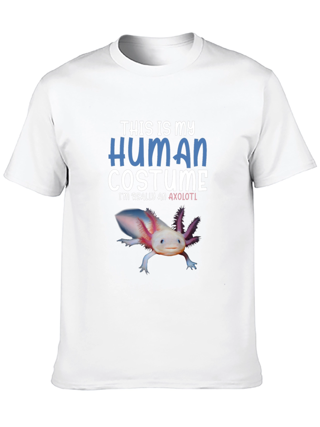 Human Costume Axolotl T-Shirt