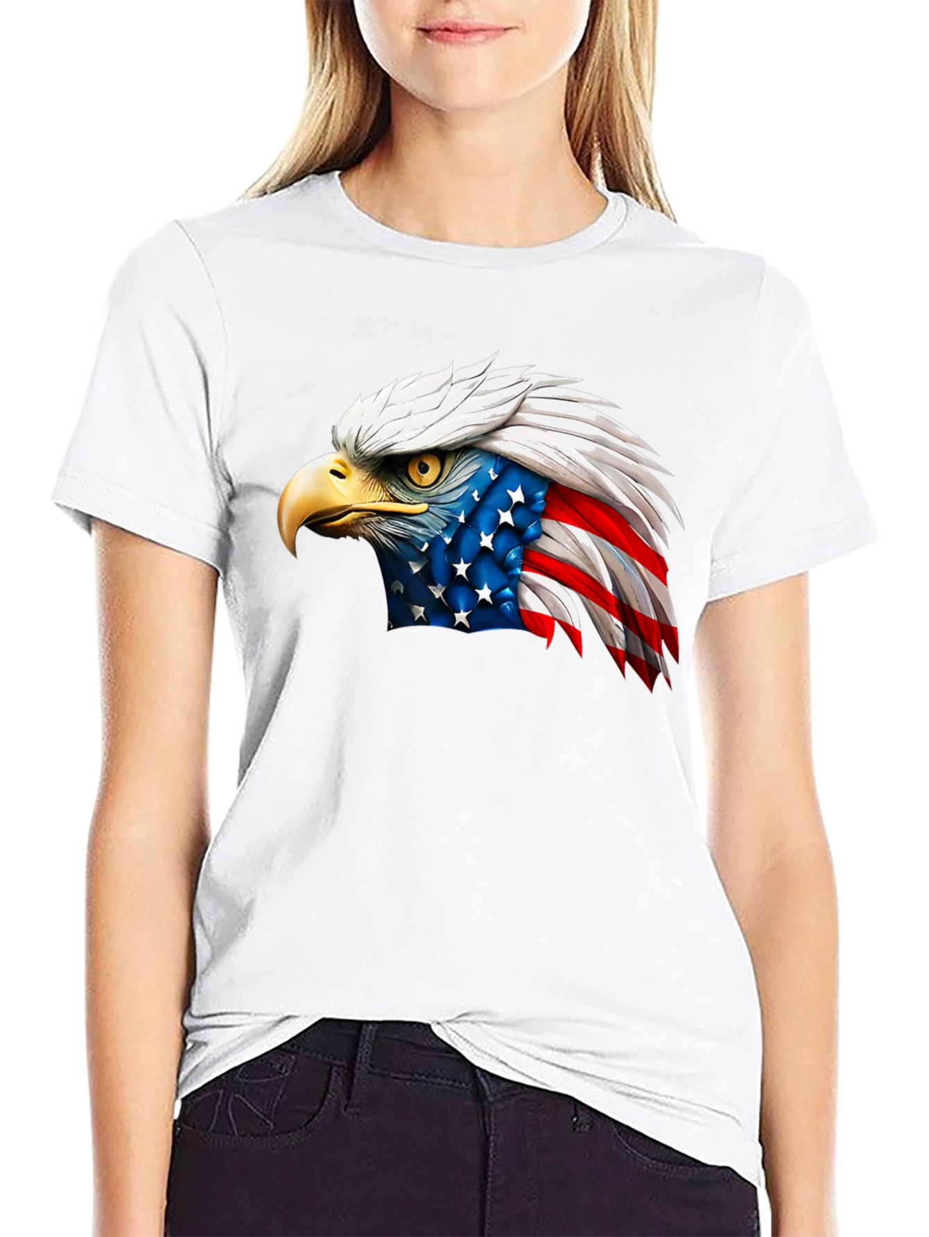 American Eagle Graphic Tee - Patriotic Shirt