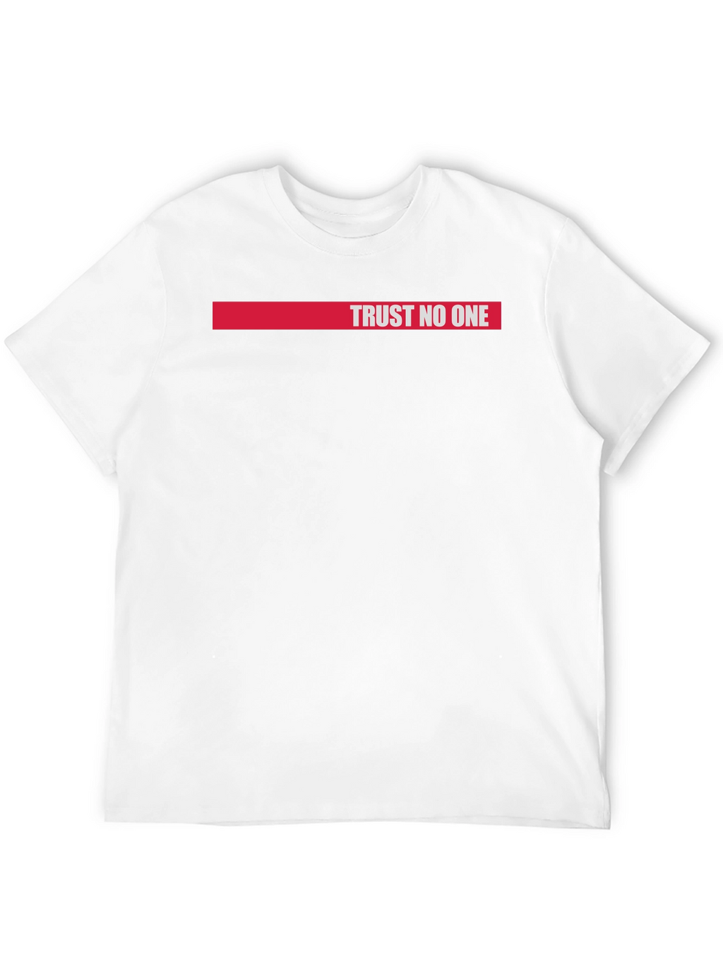 Trust No One Graphic Tee - Black