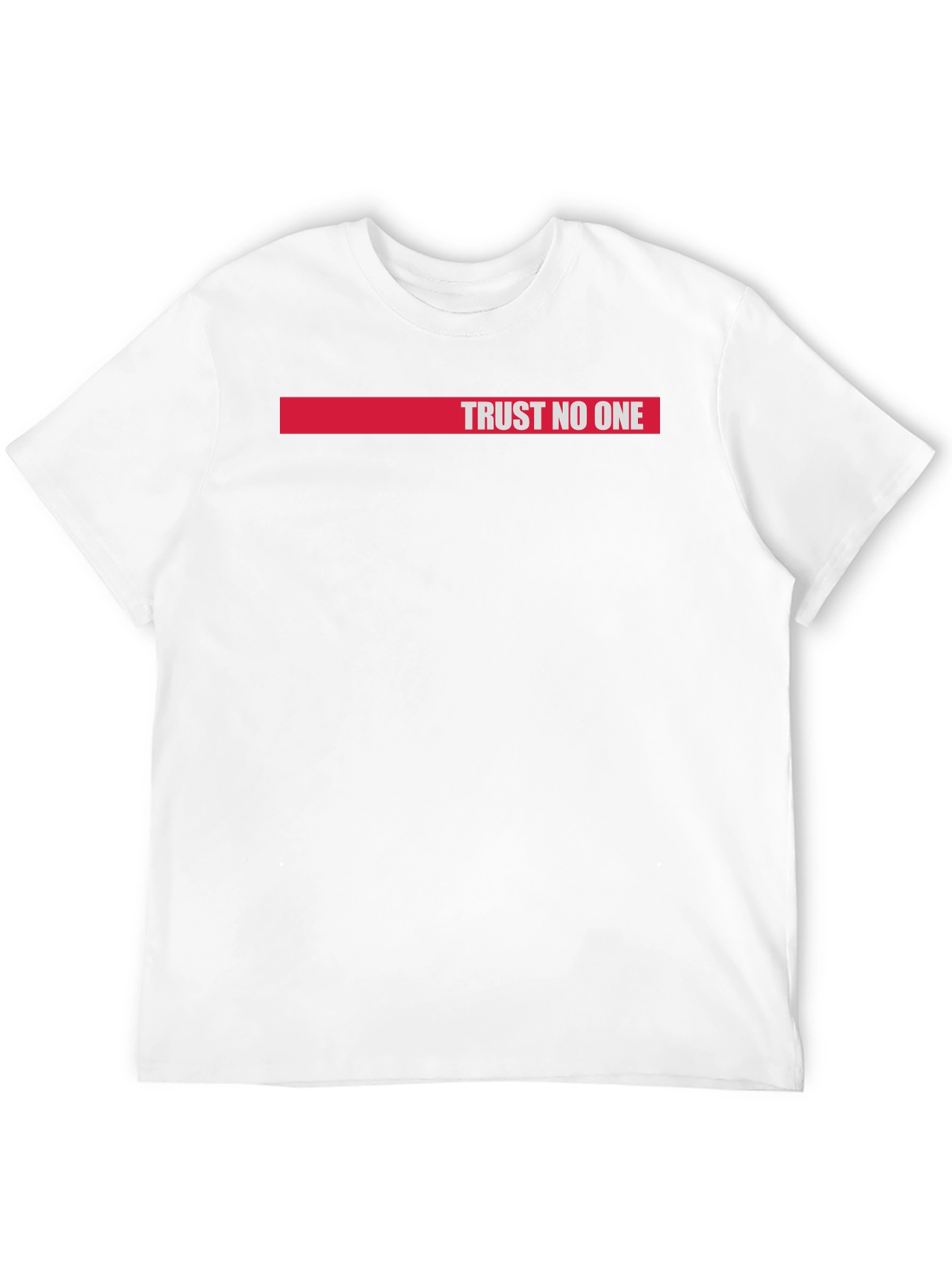 Trust No One Graphic Tee - Black